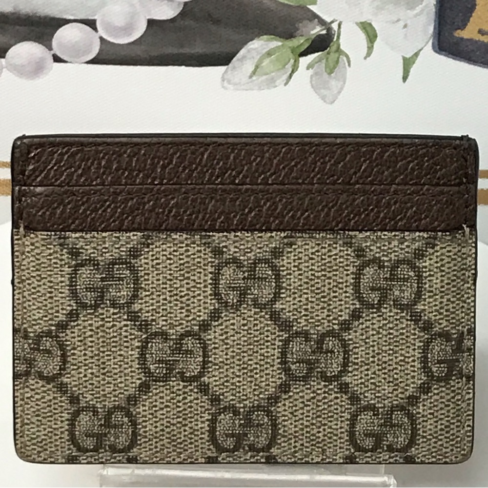 GUCCI Ophidia GG Supreme Card Holder ❤️ - Picture 16 of 17
